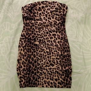 Cheetah print dress